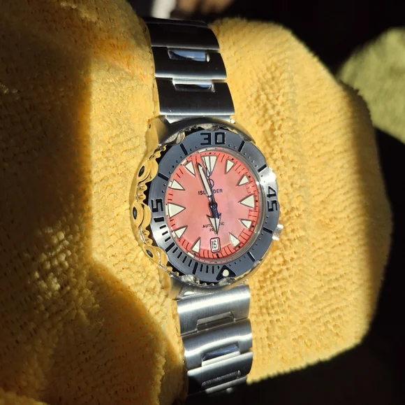 Islander ISL-142 Monster Automatic Watch Pink Dial - Picture 13 of 13